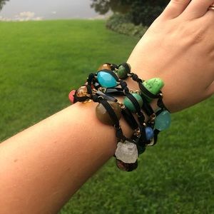 Multi-rhinestone Bracelet